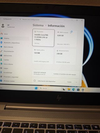 Portátil HP i5