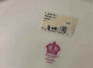 Royal Albert Piatto da portata floreale blu