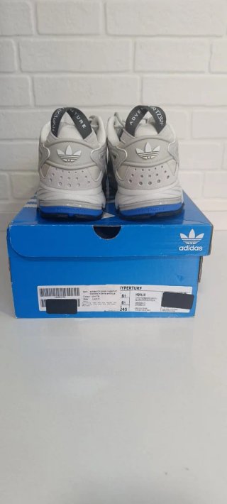Zapatillas Adidas Hyperturf Azul y Gris