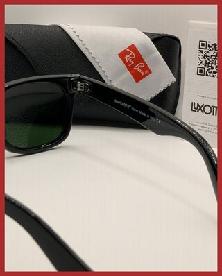 Gafas de Sol Ray-Ban Wayfarer Negras Verdes