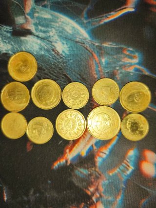 Monedas de coleccionista de 10 y 20 céntimos