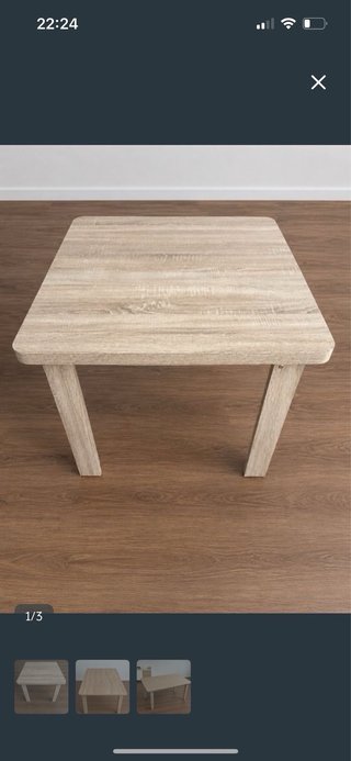 Mesa de comedor extensible de 181 abierta ,madera