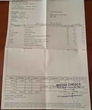 Honda Shadow 125  Negra