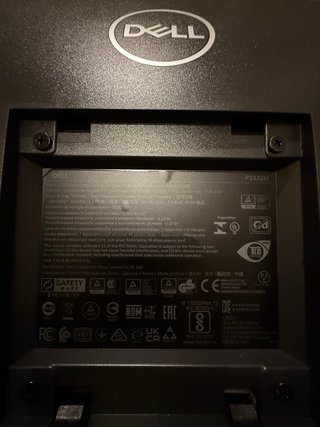 Monitor Dell P2422H 24 Nero/Argento