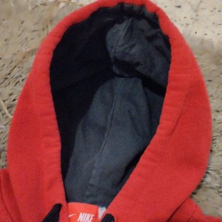 Sudadera Nike Air Roja con Capucha