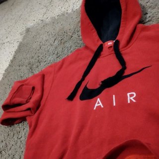 Sudadera Nike Air Roja con Capucha