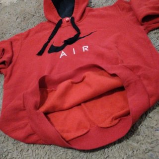 Sudadera Nike Air Roja con Capucha