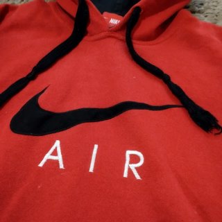 Sudadera Nike Air Roja con Capucha