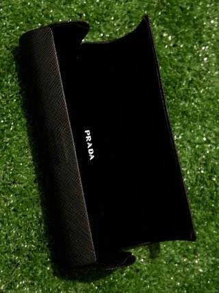 Estuche Gafas Prada Saffiano Negro