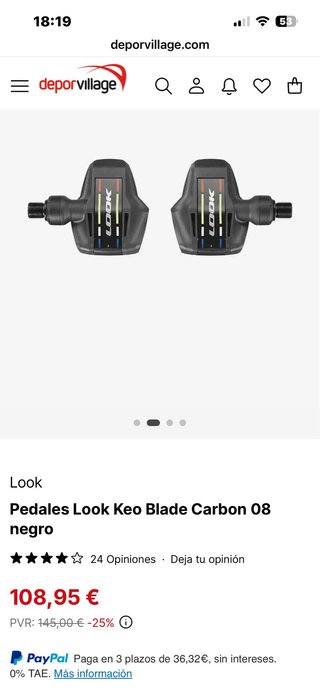 Pedales Look Keo Blade Carbon
