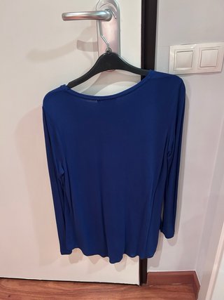 Camiseta azul Trucco manga larga