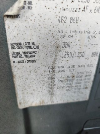 Despiece Audi A6 y A 3