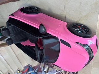 Coche eléctrico infantil rosa