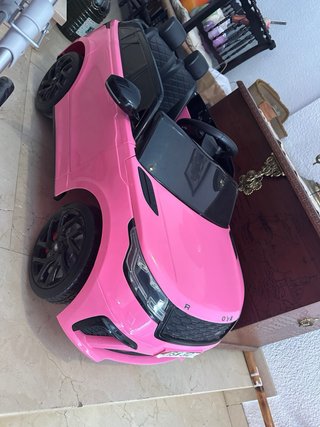 Coche eléctrico infantil rosa