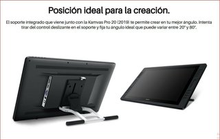 Tableta Gráfica Huion Negra