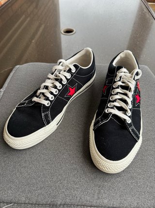 Converse x CDG Play One Star Negras