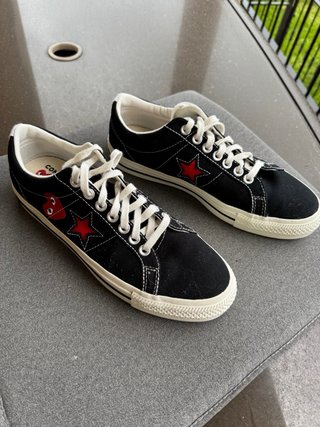 Converse x CDG Play One Star Negras