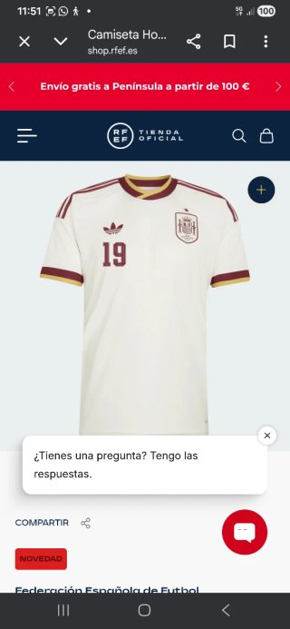 Camiseta Adidas España