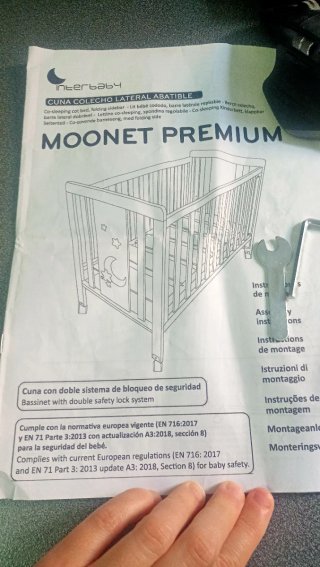 Cuna madera blanca Interbaby