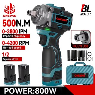 Llave de impacto ONEVAN 500Nm 1/2 con 1 bateria