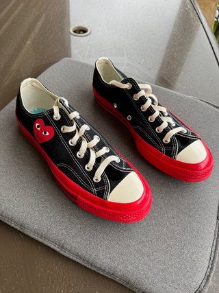 Converse x CDG Chuck 70 Black Red