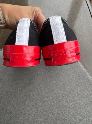 Converse x CDG Chuck 70 Black Red
