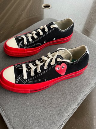 Converse x CDG Chuck 70 Black Red