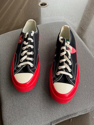 Converse x CDG Chuck 70 Black Red