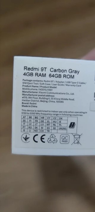 Xiaomi Redmi 9T Negro