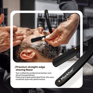 Navaja de Barbero Markhor + 100 Cuchillas