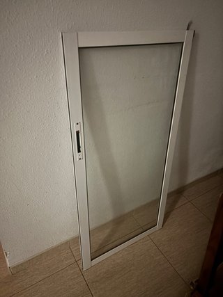 2 pares de Ventana de aluminio con cristal 125x62