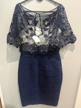 Vestido fiesta azul talla 38