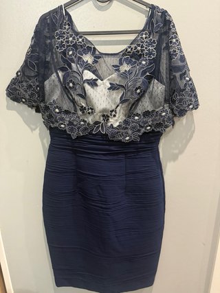 Vestido fiesta azul talla 38