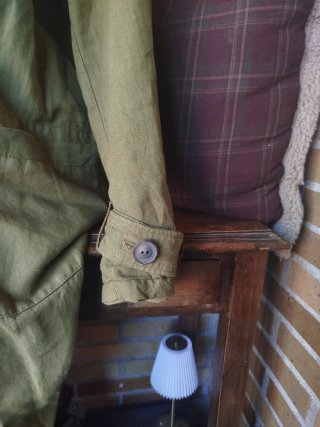 Gabardina larga Lino Algodón Zara Oversize