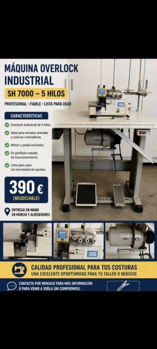 Máquina coser industrial Kingtex SFH 7005