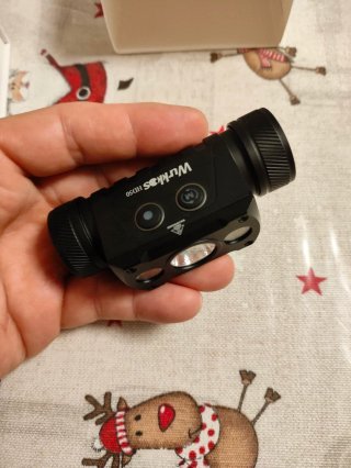 Linterna frontal Wurkkos HD50, nueva. Sin batería