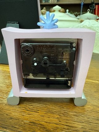Orologio e porta foto Mascagni lilla