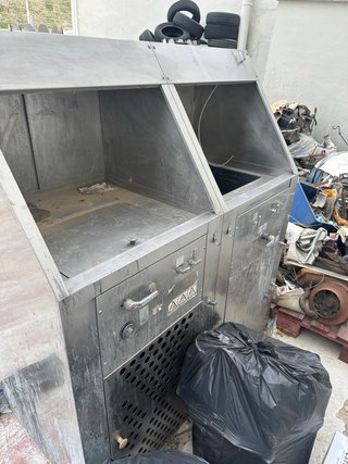 Lavadora de pistolas agua y disolvente
