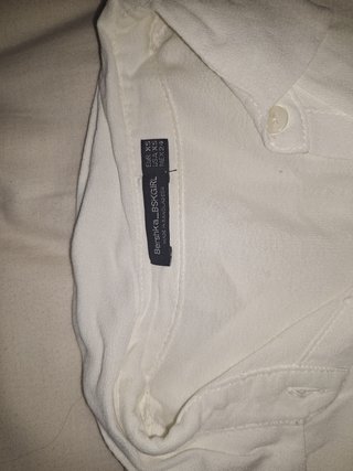 Camisa blanca Bershka Talla XS