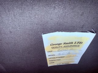 Sofá y sillón piel George Smith