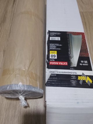 Tela mosquitera aluminio VIGOR 30m