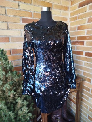 Vestido Zara lentejuelas edición limitada colecció