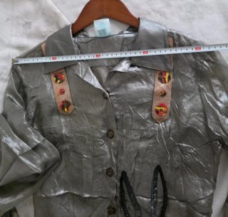 LE GATTE JEANS - Pantalón plateado Talla Única