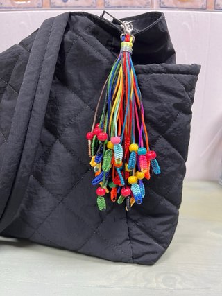 Colgante bolso multicolor