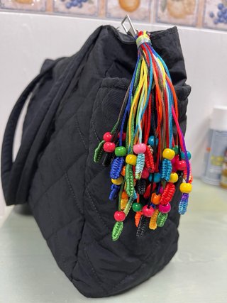 Colgante bolso multicolor