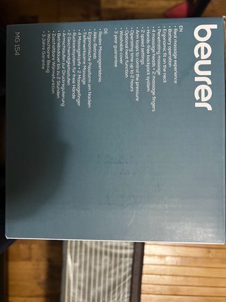 beurer  neck massager