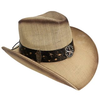 Sombrero Cowboy Talla 58CM - Paja Trenzada Adulto