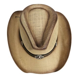 Sombrero Cowboy Talla 58CM - Paja Trenzada Adulto