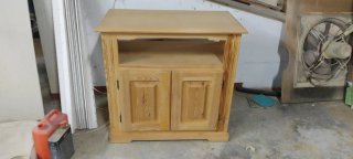 Mueble TV madera, sin pintar.