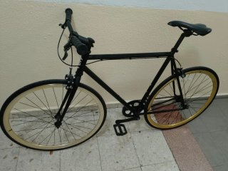 Bicicleta Fixie Negra
